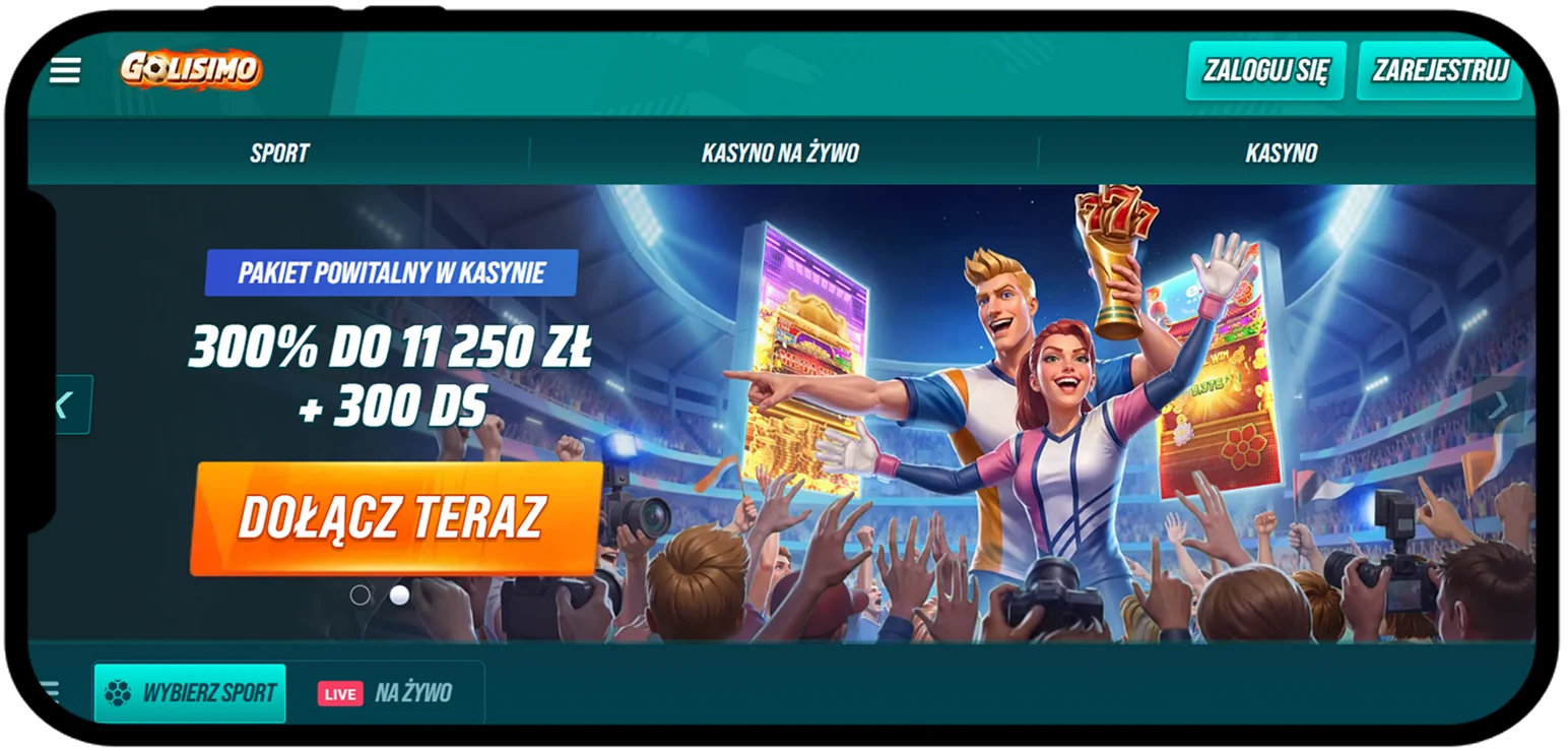 Golisimo - Zintegrowany Zakład Sportowy i 5 000+ Gier w Jednym Koncie