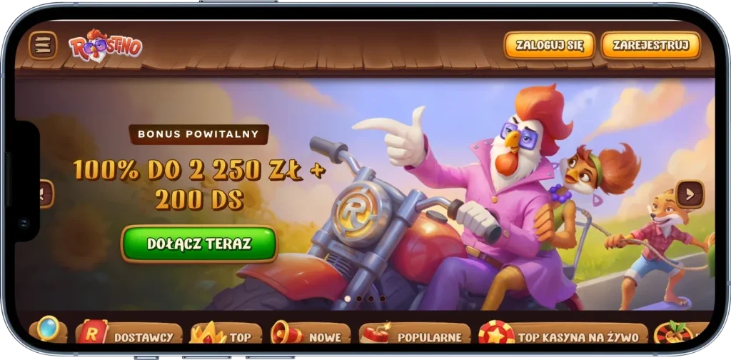 Roostino - Ponad 6 000 Gier i Cashback do 25% w Jednym Kasynie Online